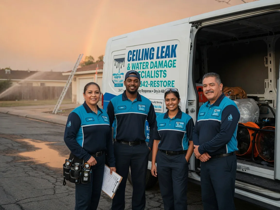 Ceiling Leak Cleanup company in Brave, PA